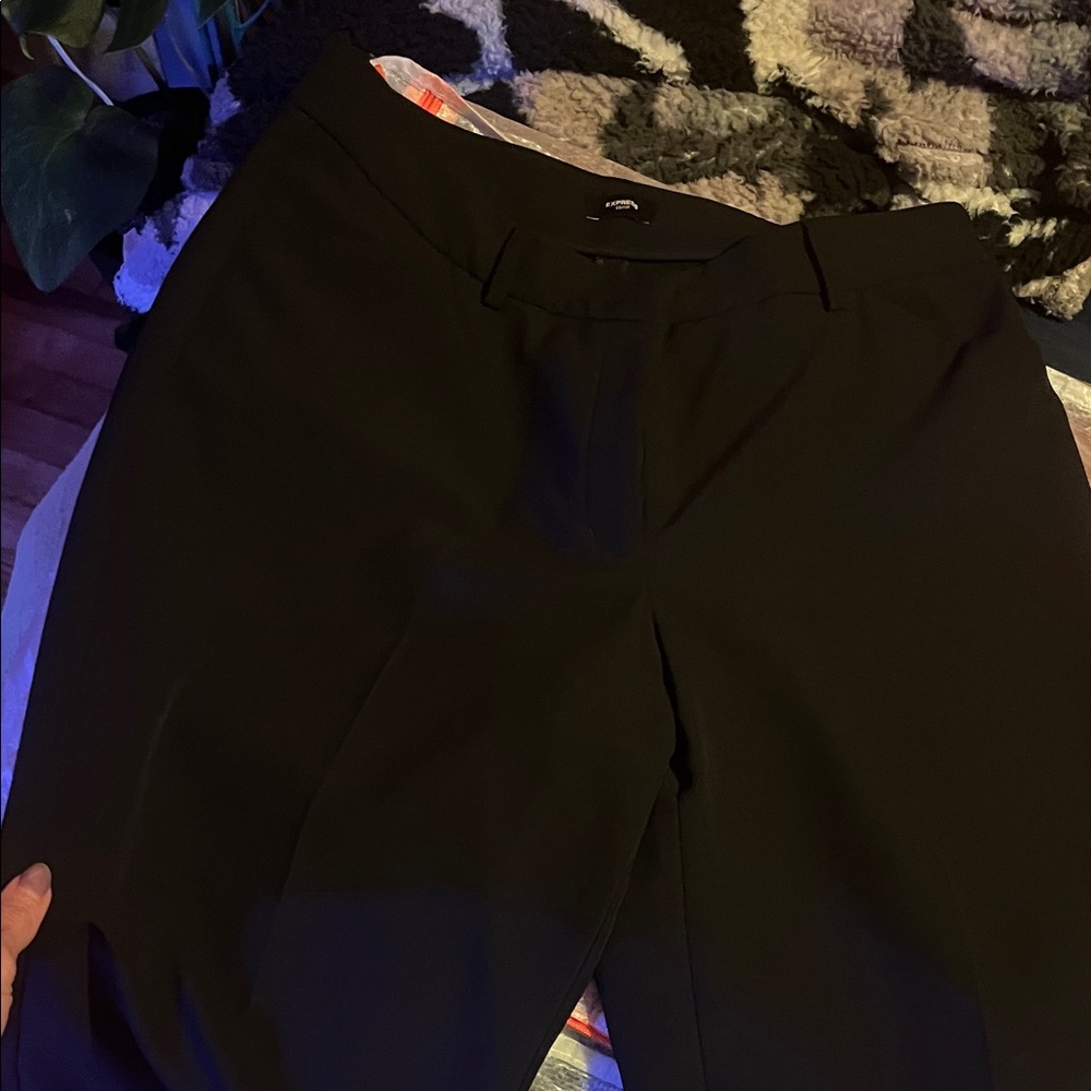 Express editor slim mid rise pants